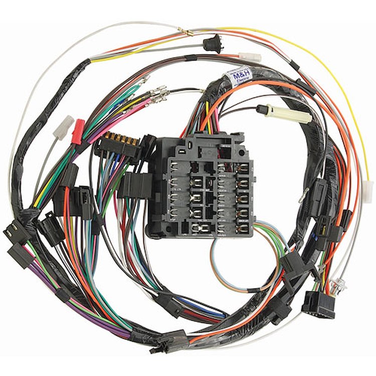 Wiring Harness Dash 1968 GTO/Lemans/Tempest Column Shift Auto/All Manual