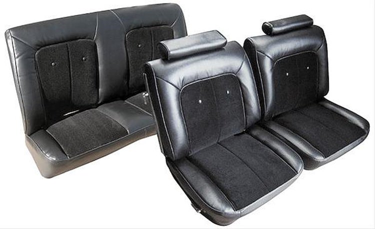 Seat Upholstery 75-77 Monte Carlo Bench/Coupe Velour