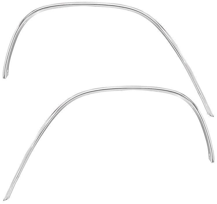 WHEEL MOLDINGS REAR PAIR