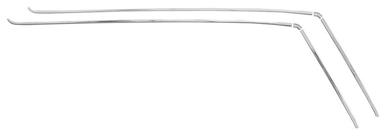Roof Drip Molding Set 1964-1965 Buick Skylark, Olds Cutlass, Pontiac GTO, Tempest, LeMans - 2-Door Hardtop