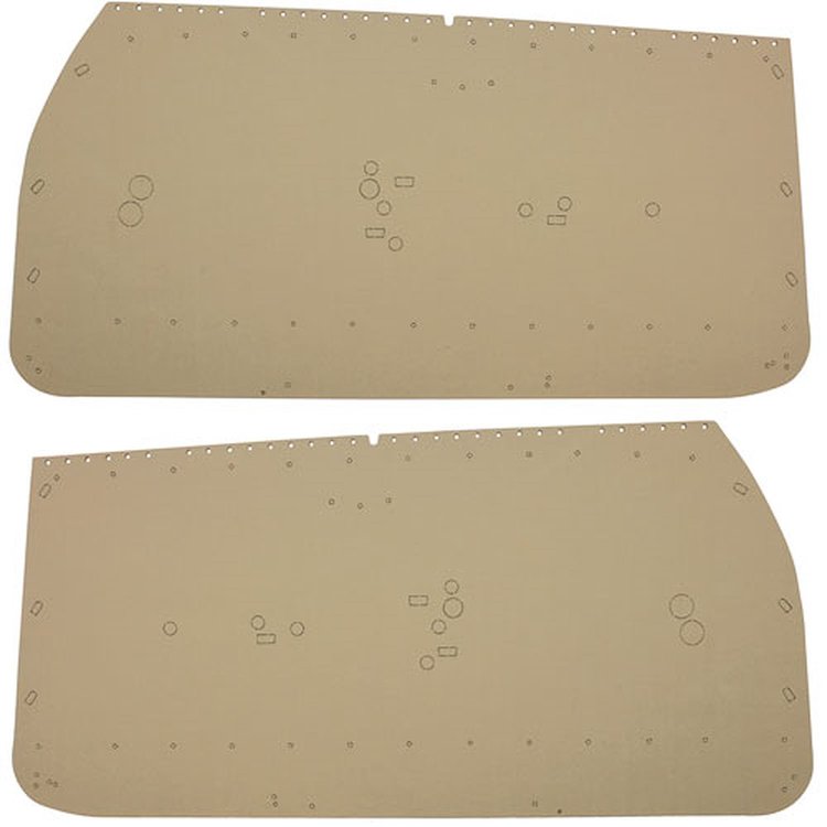 Door Panel Boards Inner 1968-72 GTL Front