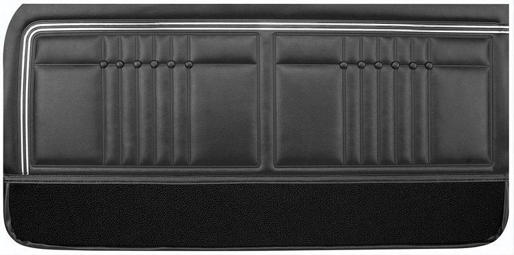Door Panels 1968 Parisienne Coupe/Convertible Front