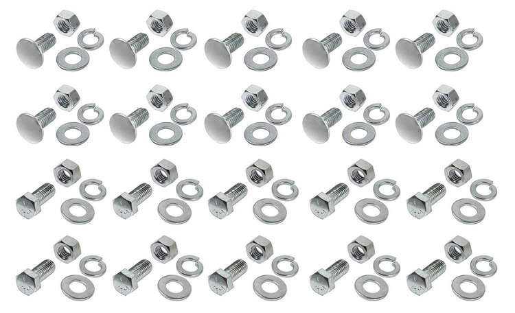 Front & Rear Bumper Bolt Kit 1965-72 GM A-Body