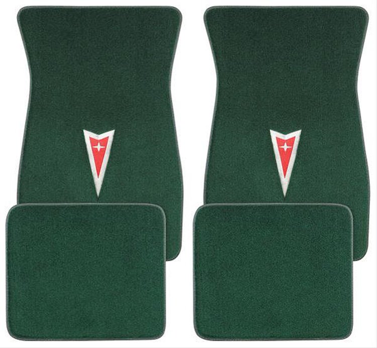 Floor Mats Raylon 1964-73 GTO/1969-77 Grand Prix Arrowhead Logo