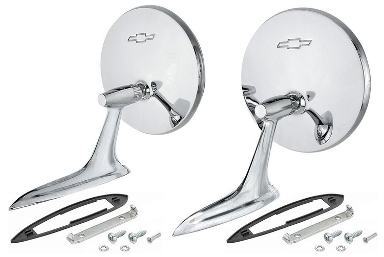 PPR1103-PR Outside Door Mirror for 1964-1965 Chevy Chevelle, El Camino