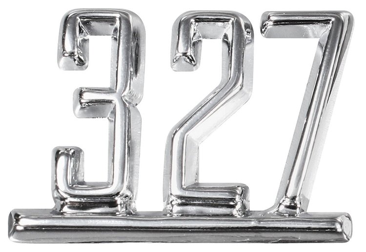 Fender Emblem for 1965-1967 Chevy Chevelle, El Camino with 327 [327 Numbers]