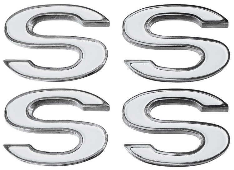 PZ00055-ST Emblem, Fender, 1969-72 Chevelle/El Camino, SS, Set