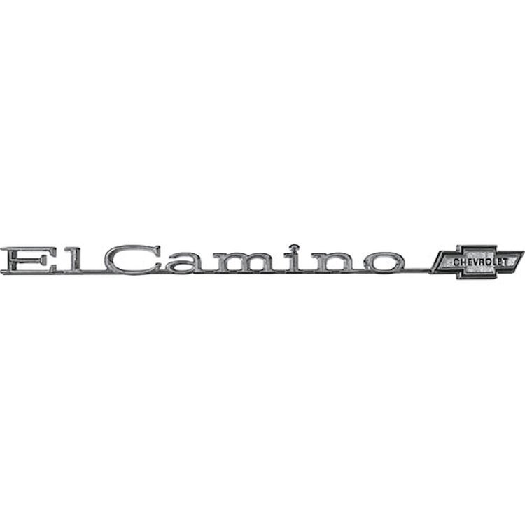 Emblem Tailgate 1973-77 El Camino