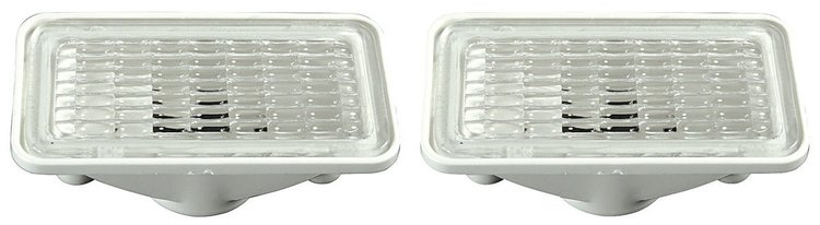 PZ00286-PR Front Marker Light Assemblies for 1968 Chevy Chevelle, El Camino, Corvair, 1968-1969 Buick Skylark, Riviera