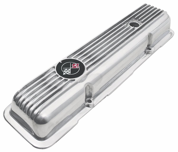 Valve Covers Chevy Small Block GM Performance Finned Polished Aluminum