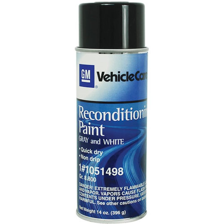 Spatter Paint Trunk GM Gray/White 13oz