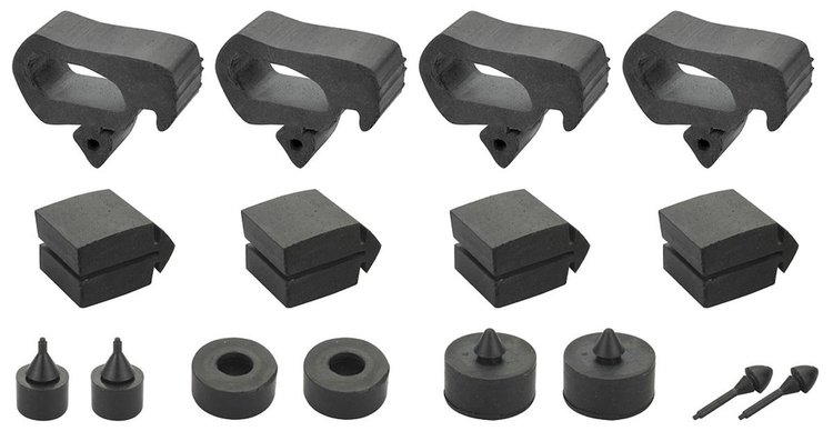 Rubber Bumper & Stopper Kit 1967 Chevelle