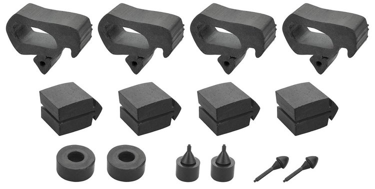 Rubber Bumper & Stopper Kit 1967 El Camino