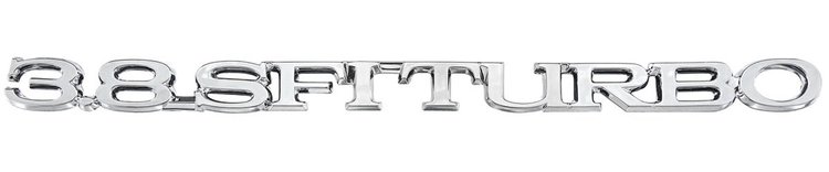 EMBLEM TRUNK 1984-87 REGA