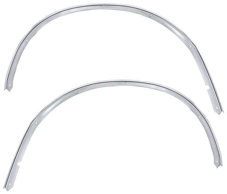RG10202 Molding, Wheel Opening, 1981-87 Regal, Front Pair, Bright