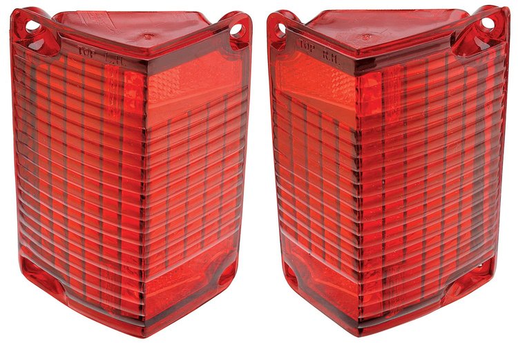 RP01101 Tail Lamp Lenses for 1968-1969 Chevy Chevelle Wagon, El Camino