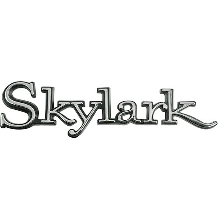 Trunk Lid Emblem for 1968-1972 Buick Skylark [Skylark Script]