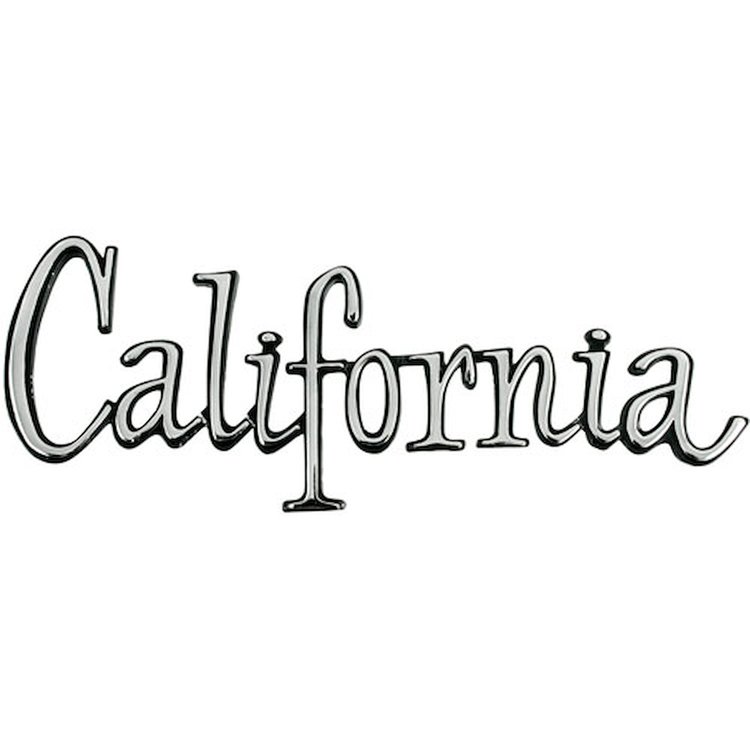 Emblem Quarter Panel 1968-69 California