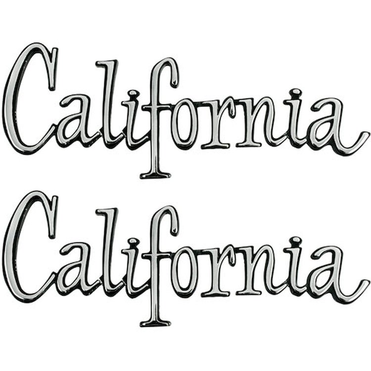 Emblem Quarter Panel 1968-69 California Pair