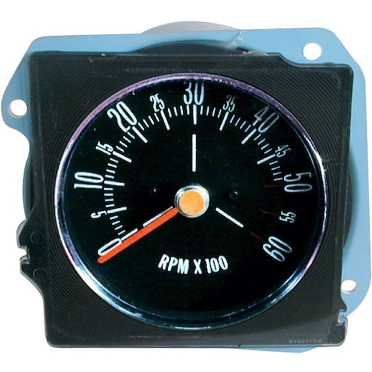 Tachometer - 1970-72 Skylark In-Dash w/Flat Lens