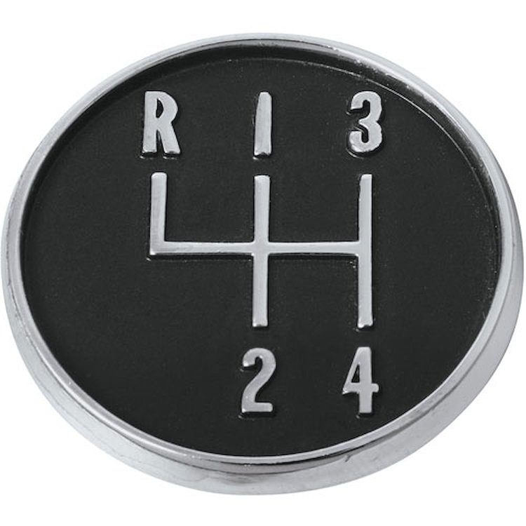 Emblem Console Shift Pattern Buick 4-Speed