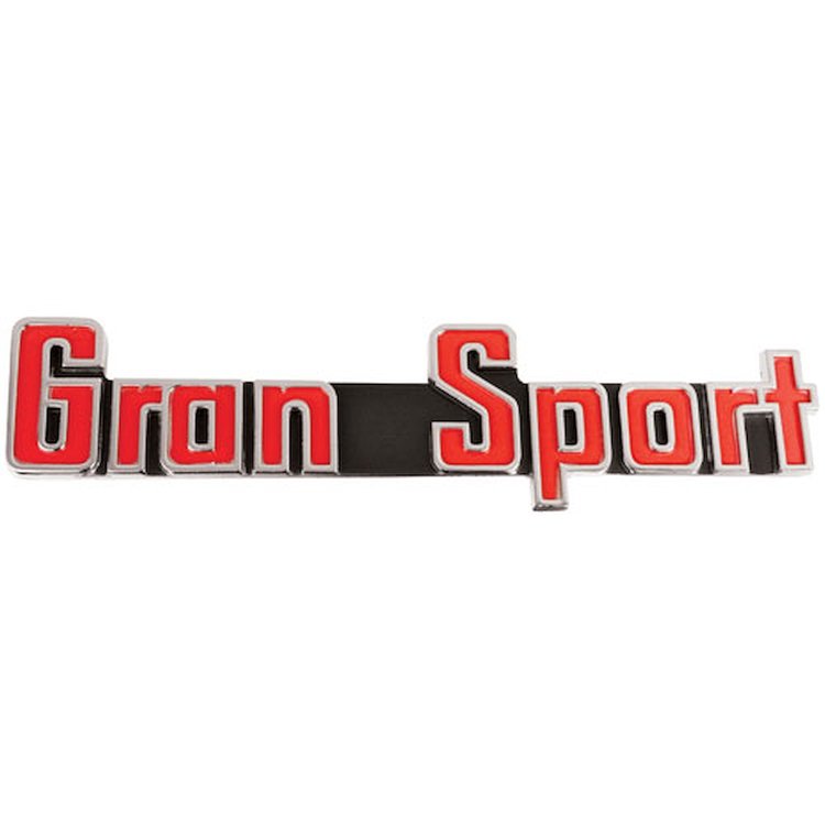 Emblem Trunk Lid 1965 Gran Sport