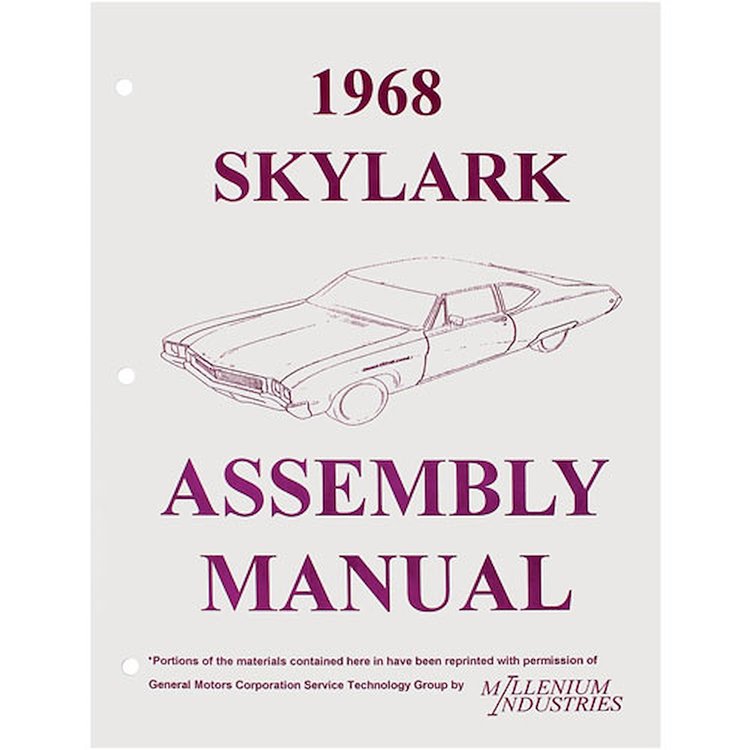 Assembly Manual 1968 Buick