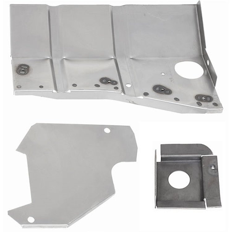 Rust Repair Panels 1970-72 Wheel Well to Radiator Support Driver Side