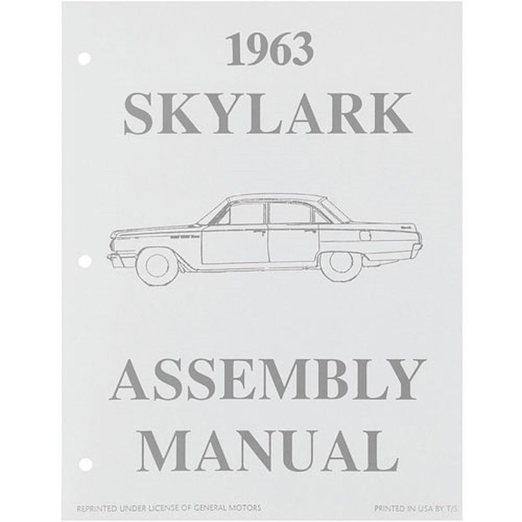 Assembly Manual 1963 Skylark