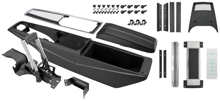 S6872JUNAS Console Kit, 1968 Chevelle/El Camino, Turbo Hydramatic, w/Shifter