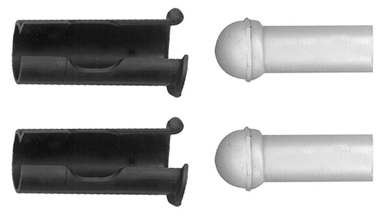 Sun Visor Bushing Tip Kit Fits Select 1961-1977 GM Models [Tips & Sleeves]