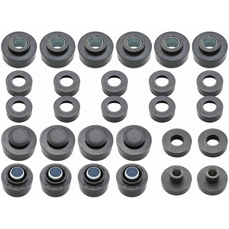 Complete Body Bushing Kit 1968-72 GTO/Tempest/Lemans Coupe/1969-72 Grand Prix Coupe Without Hardware