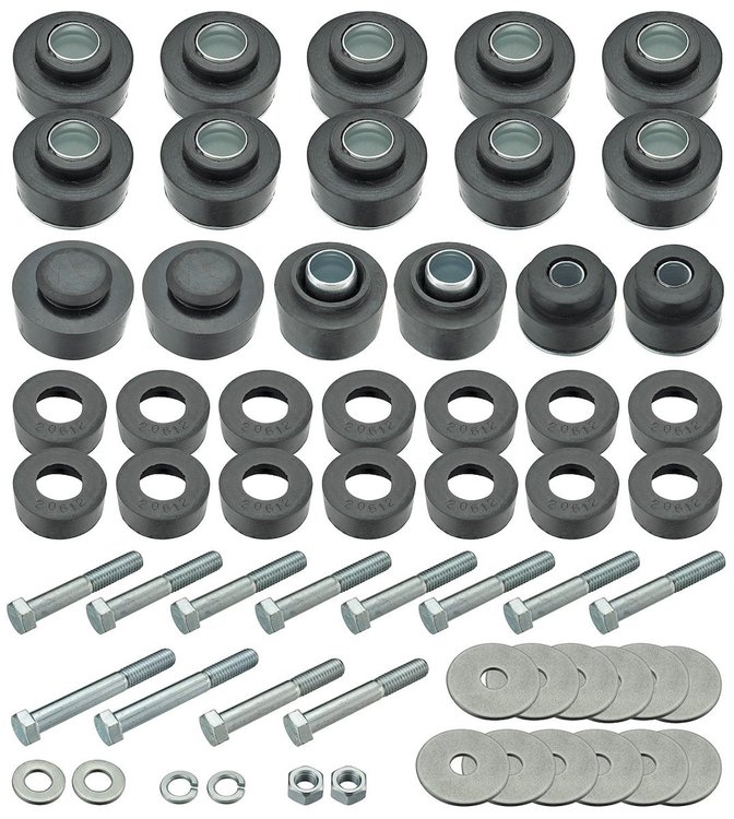 BUSHING KIT BODY 1970-72