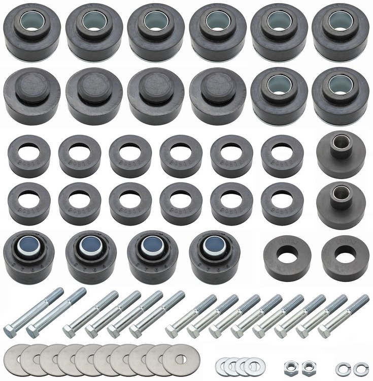 BUSHING KIT BODY W/HARDWA