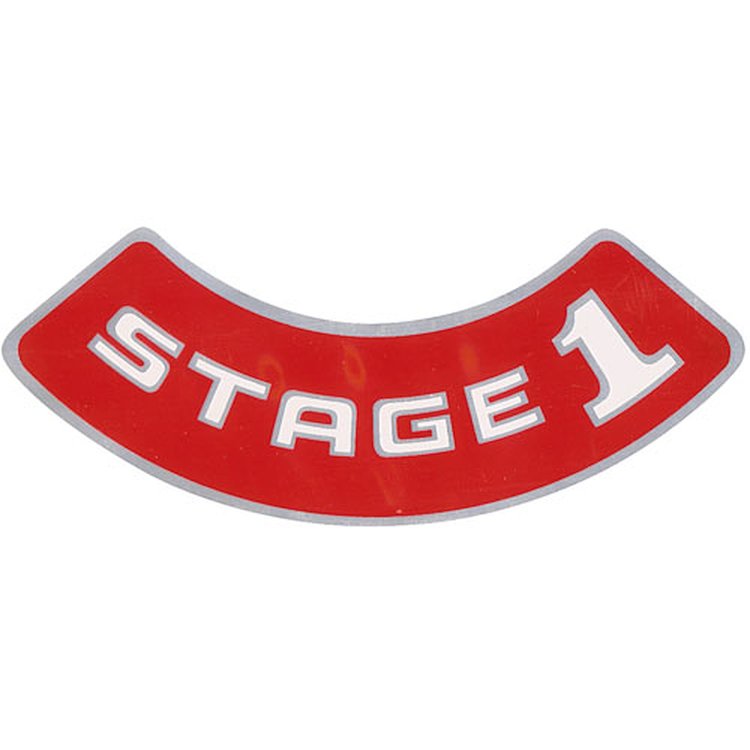 Decal 70-74 Buick Air Cleaner STAGE 1