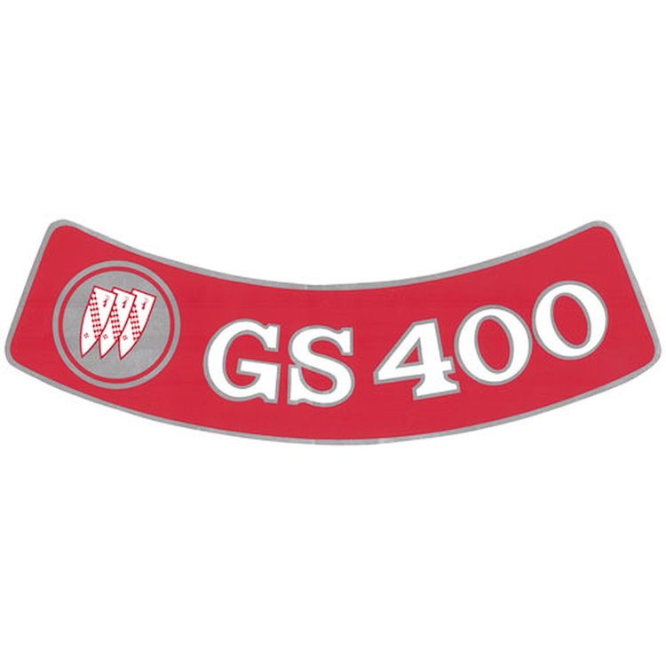 Decal 68-69 Buick Air Cleaner GS400