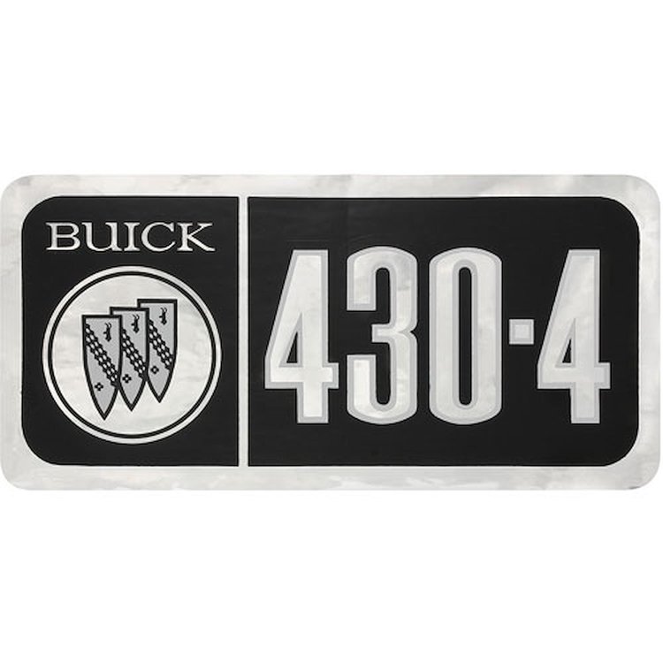 Decal 67-69 Skylark Riviera Valve Cover 430-4