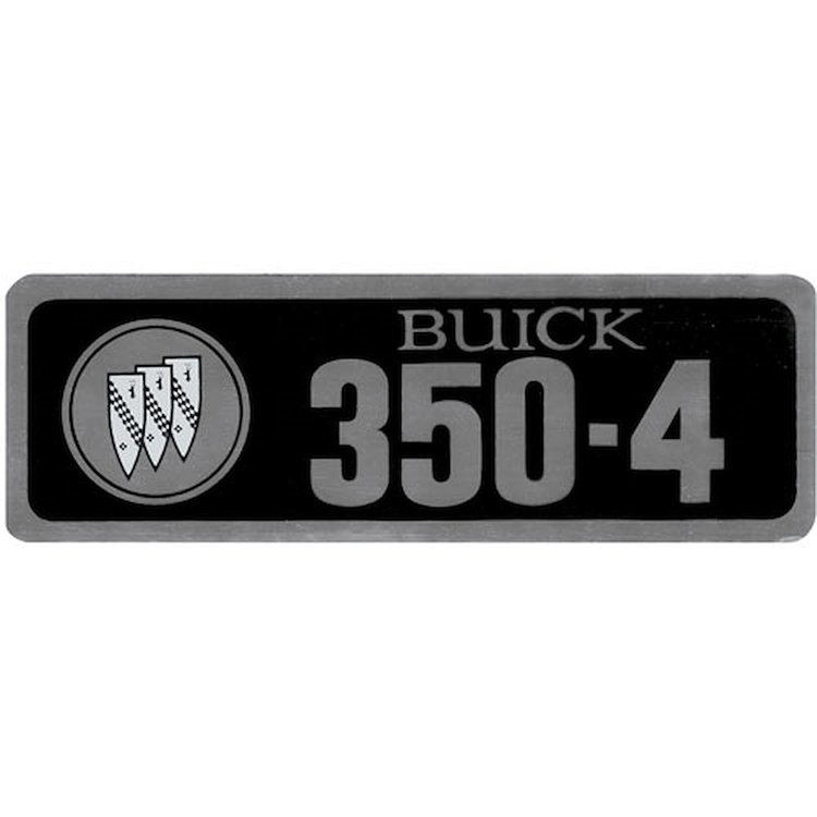 Decal 68-72 Skylark Valve Cover 350-4