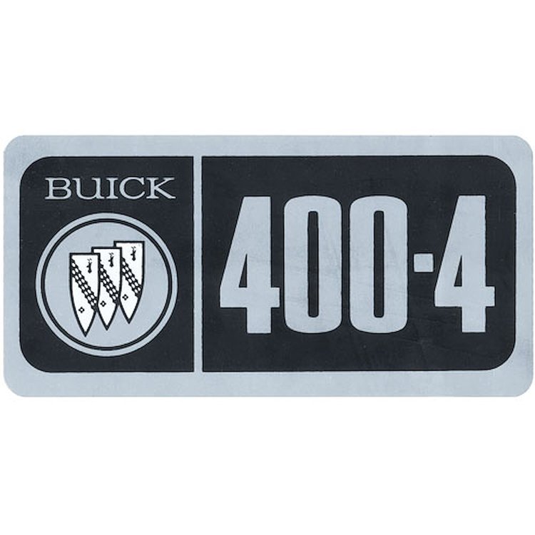 Decal 67-70 Skylark Valve Cover 400-4