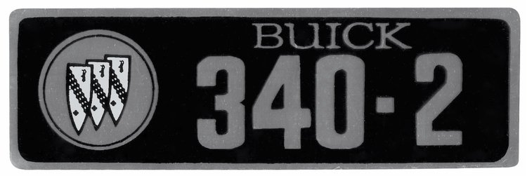 Decal 66-67 Skylark Valve Cover 340-2