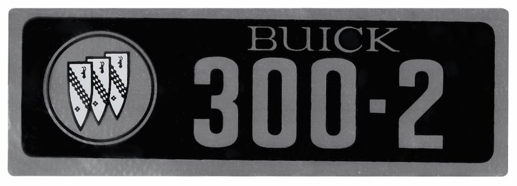 Decal 66-67 Skylark Valve Cover 300-2