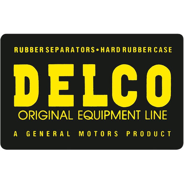 Decal 64-72 Buick Battery Delco Original Equipment