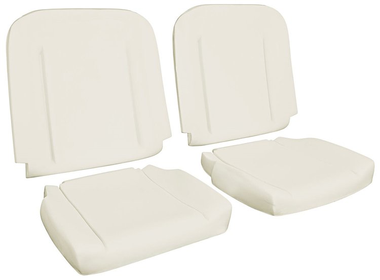 SF0002C-PR Seat Foam, 1962-65 Bonn/Cat/GP/Cut/1964-65 GTO, Bucket, Pair