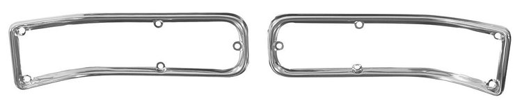 TLR0066-PR Retaining Rings, Tail Lamp, 1966 Chevelle, Pair