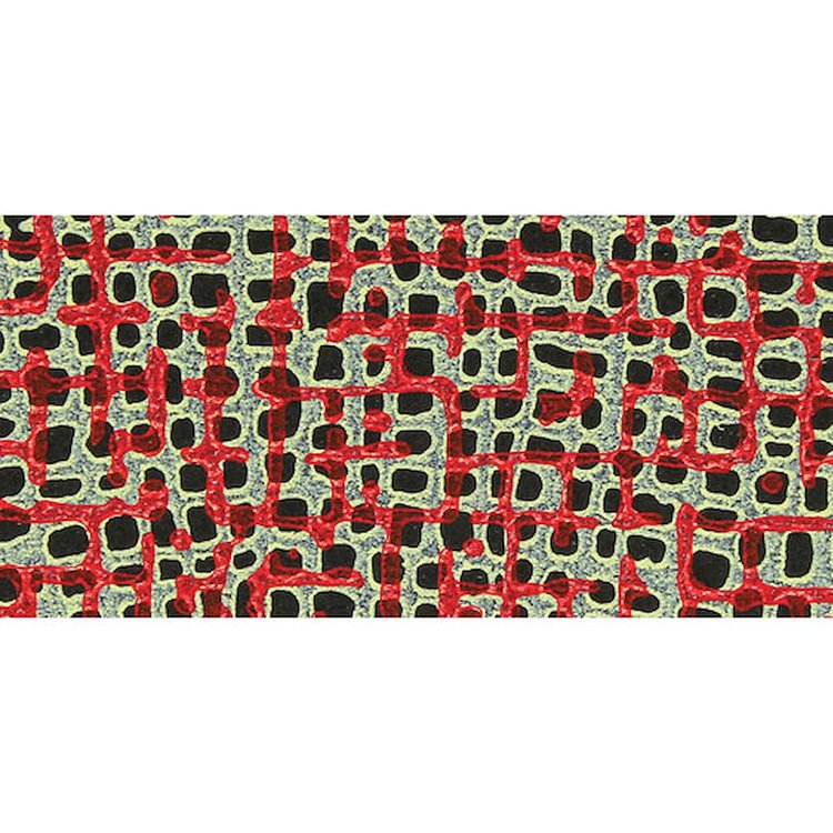 Trunk Mat Vinyl 1961 Bonneville Coupe/Convertible Red/Fawn/Black Herringbone