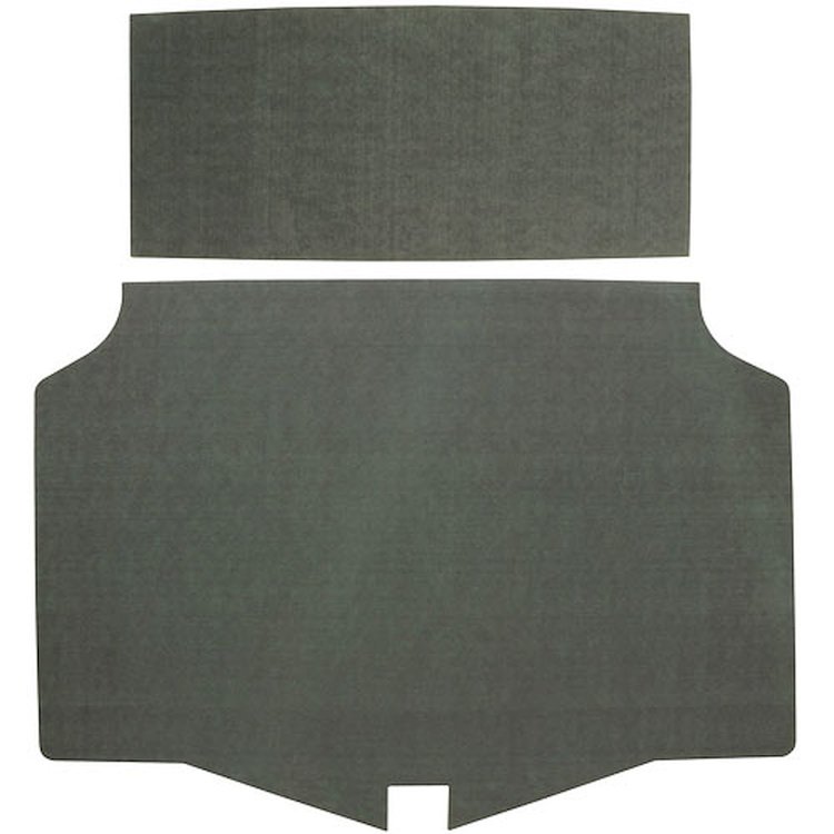 Trunk Mat Felt 1971-72 Grand Prix Gray/Green