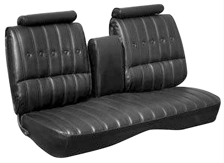 Seat Upholstery 1974-77 Malibu/Laguna Front Split Bench w/ Armrest