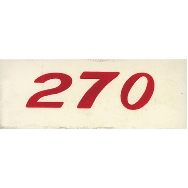 Decal Chevelle/El Camino/Monte Carlo Valve Cover 270HP Orange