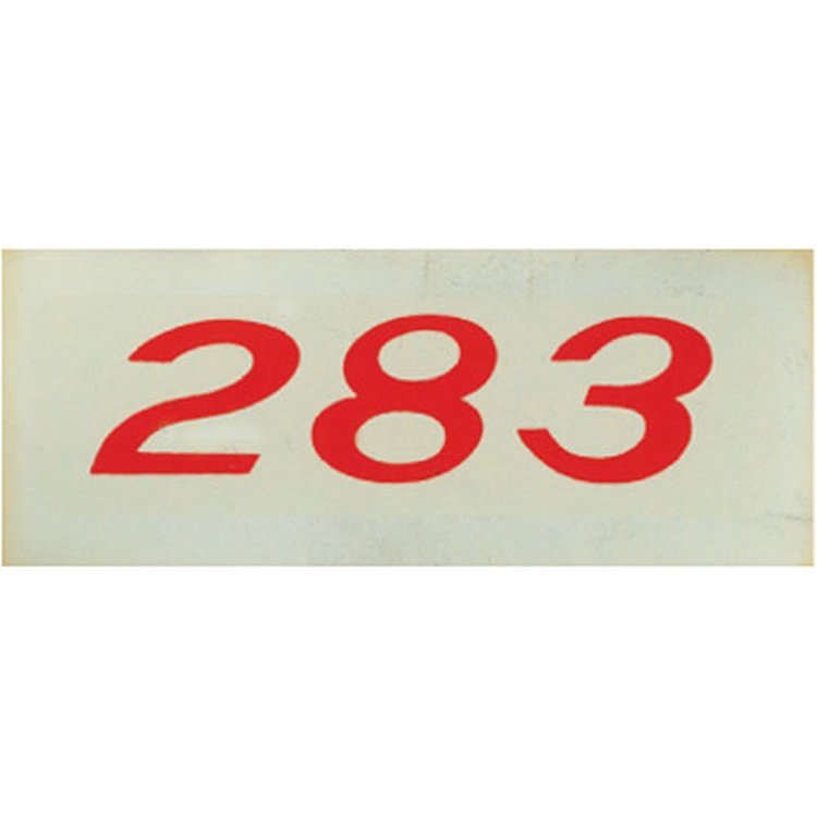 Decal Chevelle/El Camino/Monte Carlo Valve Cover 283HP Orange