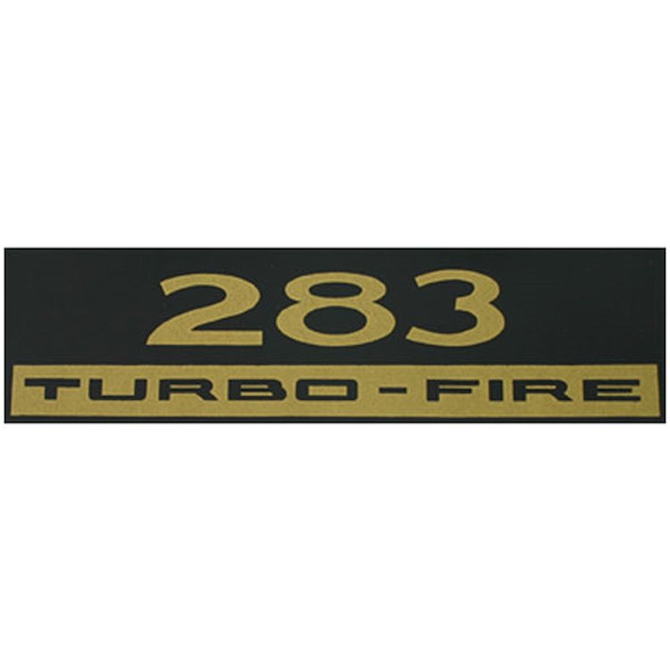 Decal Chevelle/El Camino Valve Cover 283 Turbo-Fire